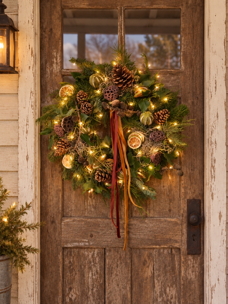 Yuletide Woodland Christmas Wreath