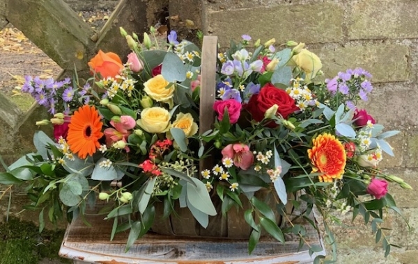 Country Basket Arrangement