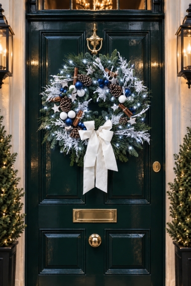 Winter Frost Christmas Wreath