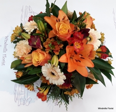 Autumn Funeral Posy