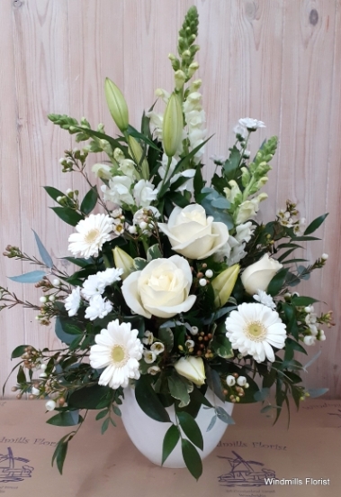 Elegant White Arrangement
