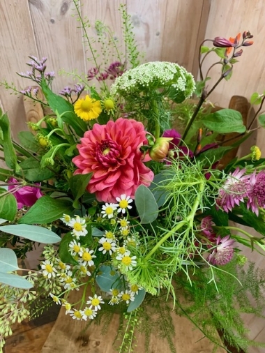 Rustic meadow vase