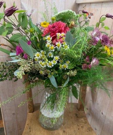 Rustic meadow vase